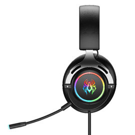 7.1 Virtual Surround sound headset Detachable Mic G60 in-line Control Led RGB Gaming Headphone