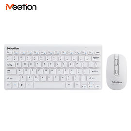 MEETION MINI4000 أفضل لوحة مفاتيح صغيرة وماوس كومبو سليم مجموعة لوحة مفاتيح لاسلكية وماوس